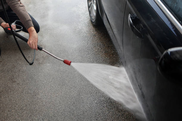 Pressure Washing Brick in Red Lick, TX